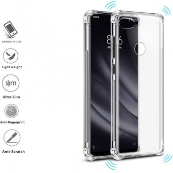 Silikoninis-Anti shock 1 mm. storio dėklas (MI 8 LITE)